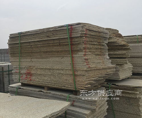 黄锈石荔枝面 凯信石材 优质商家 黄锈石荔枝面直销处图片